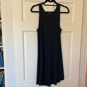 Free Fly Apparel Charcoal Midi Dress